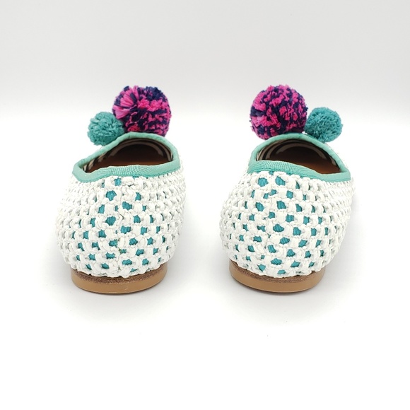 Missoni Pom-Pom Bianco Ballerina Flats SZ 38 EUC - Picture 4 of 8